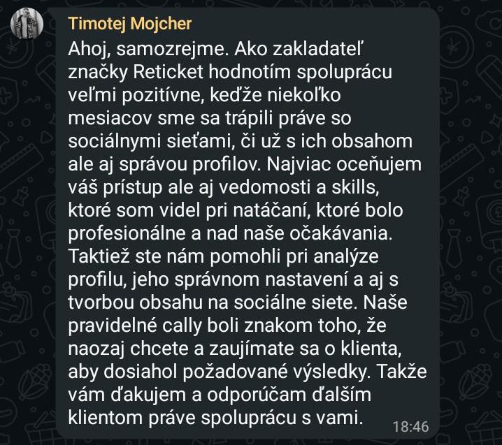 Recenzia klienta